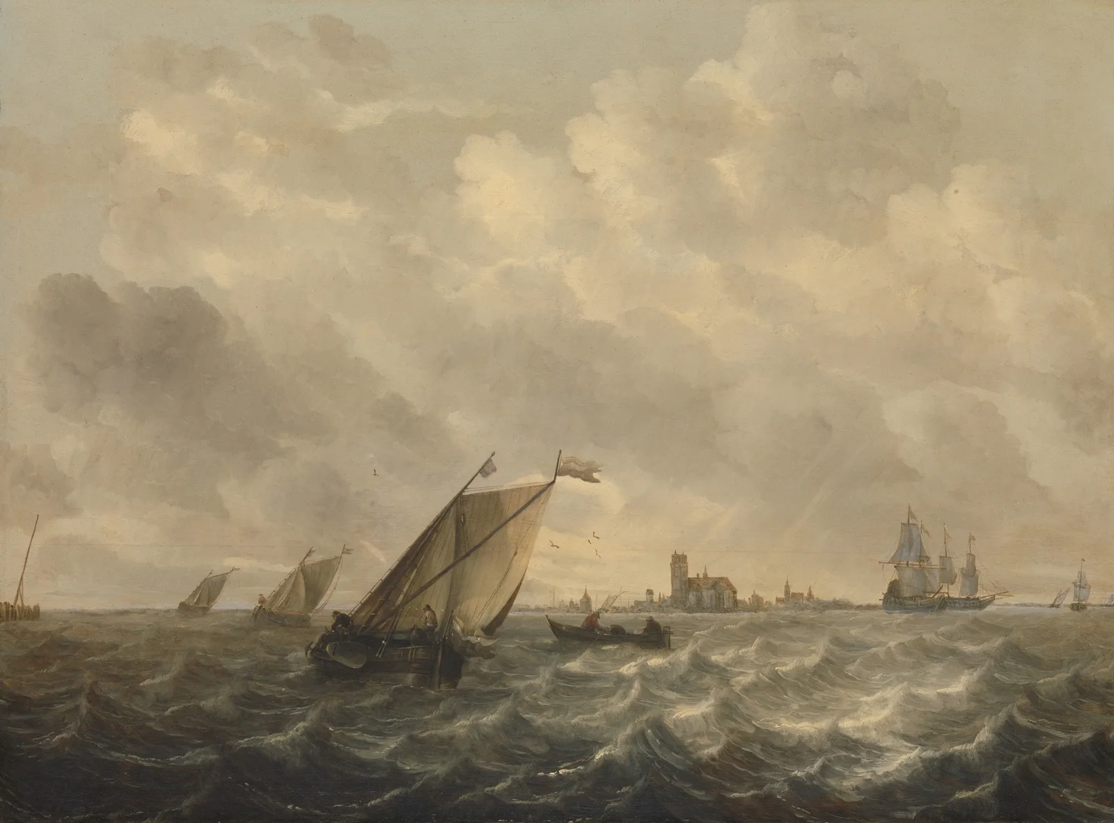 River View av Abraham van Beyeren