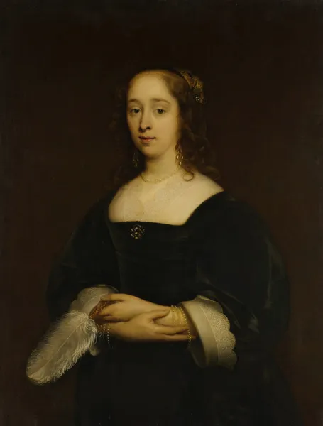 Portrait of a Woman, 1648 av Cornelis Jonson van Ceulen