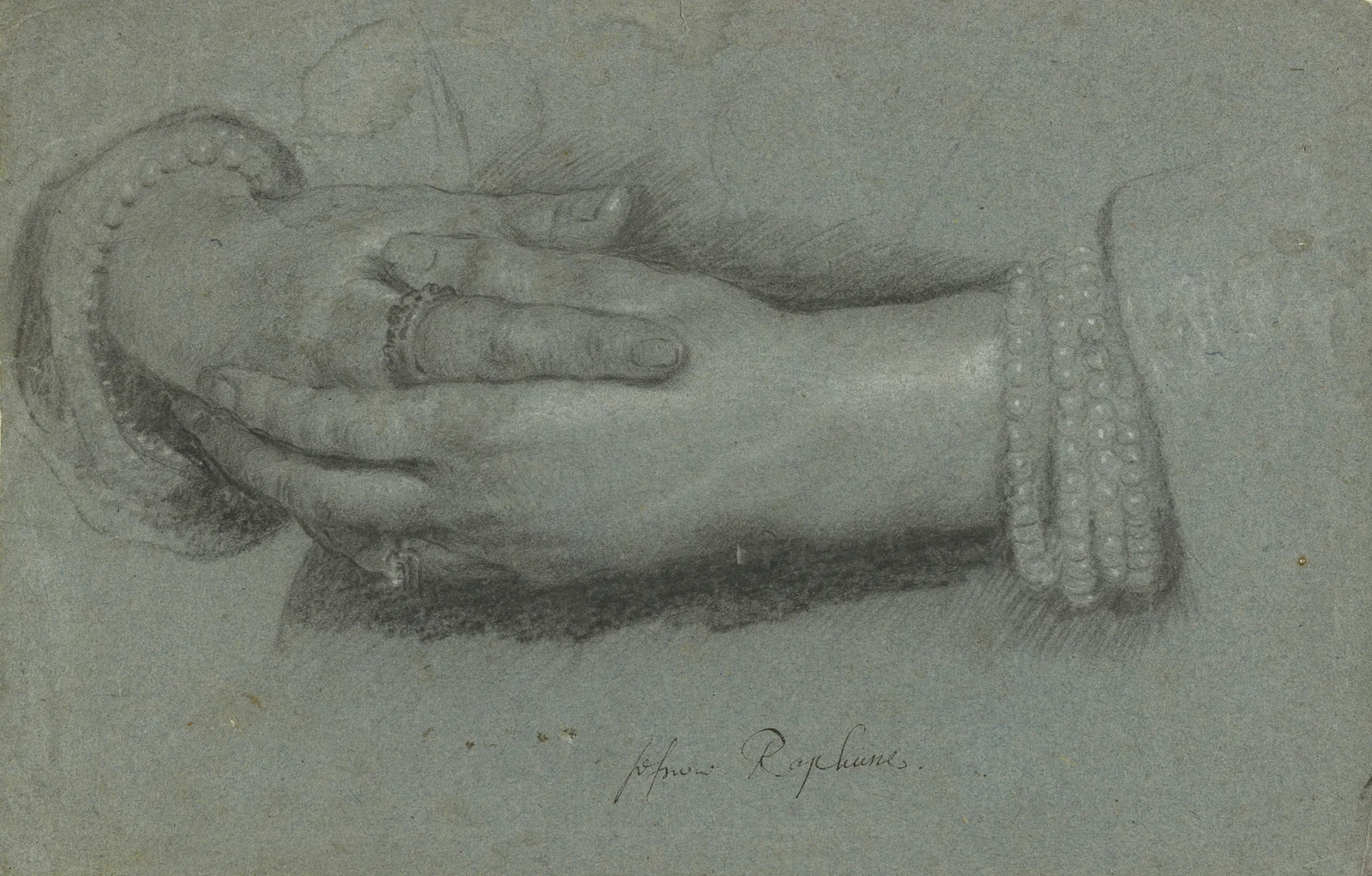 Study of a Woman’s Hands av Cornelis Jonson van Ceulen