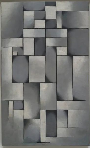 Composition in Gray (Rag-time). av Theo van Doesburg
