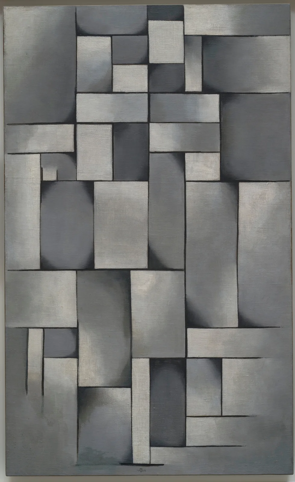 Composition in Gray (Rag-time). av Theo van Doesburg
