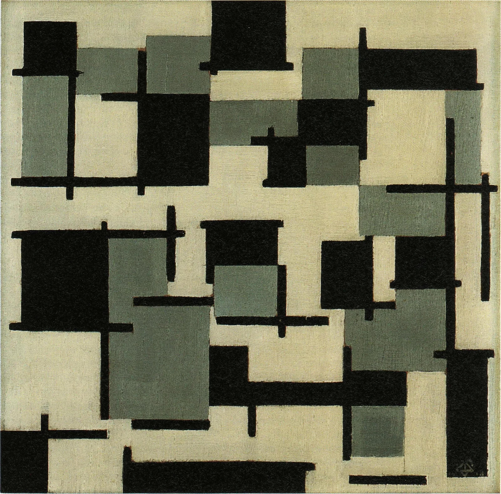 Composition XIII av Theo van Doesburg