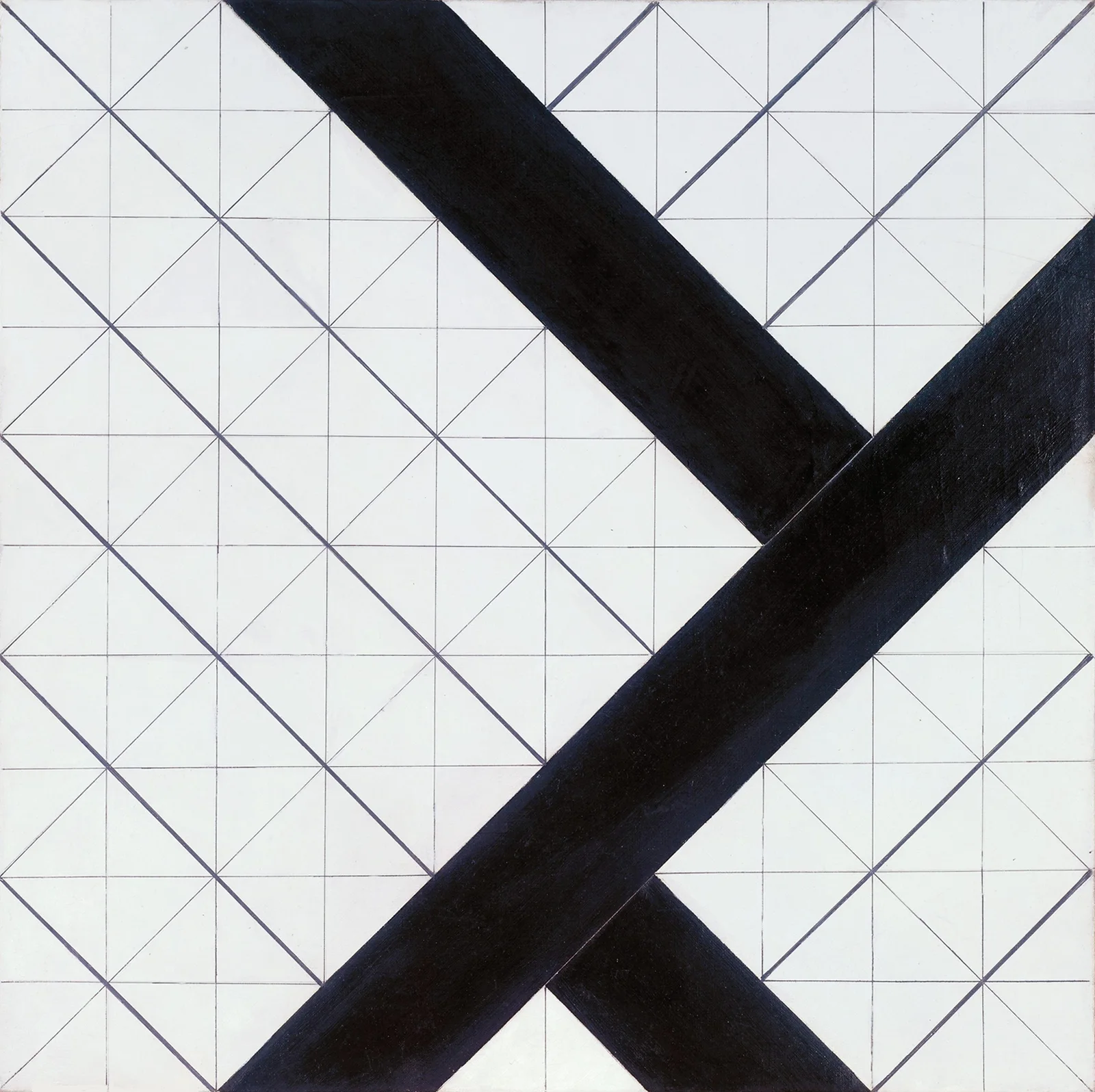Counter-composition VI. av Theo van Doesburg