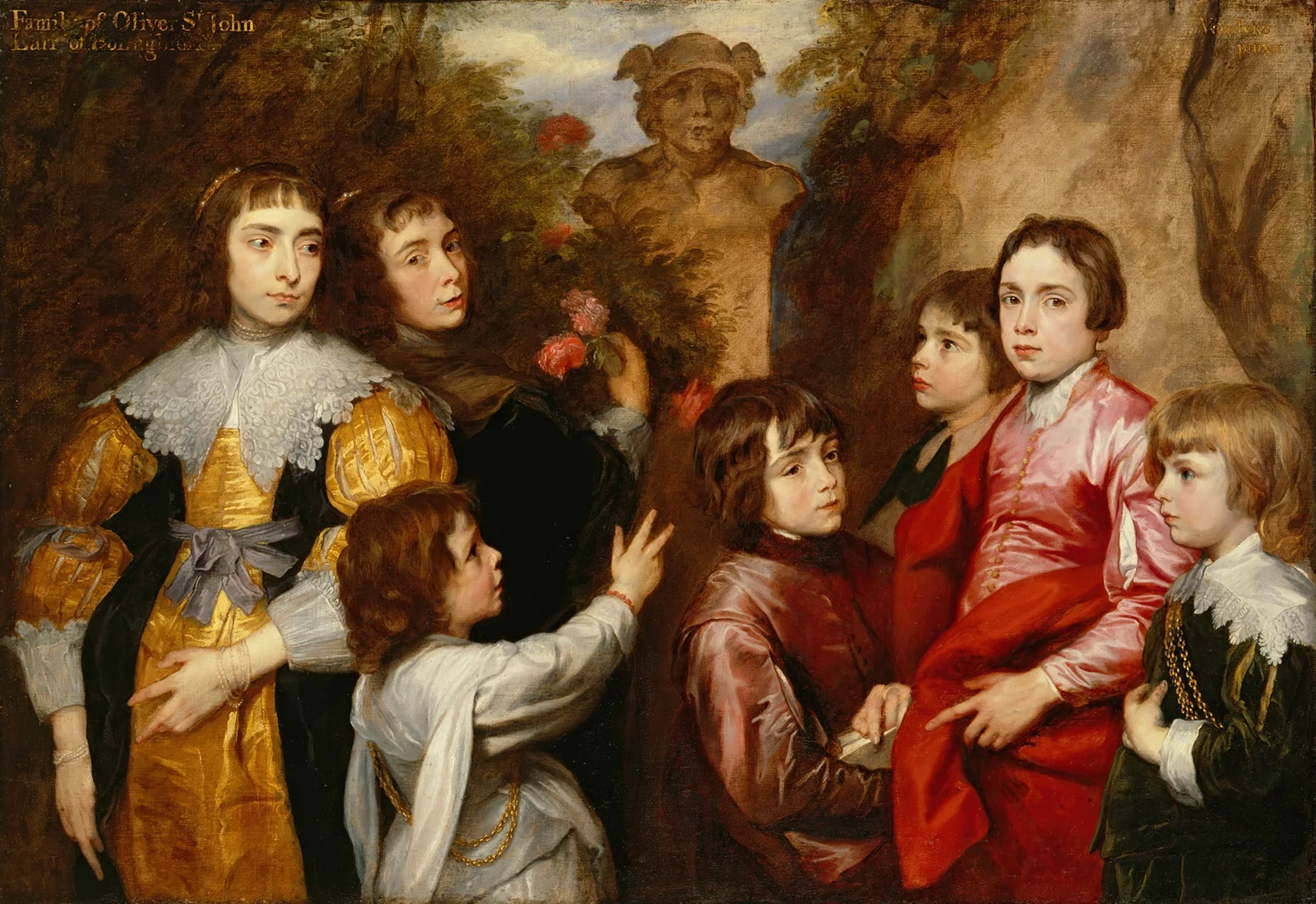 A Family Group av Anthony van Dyck