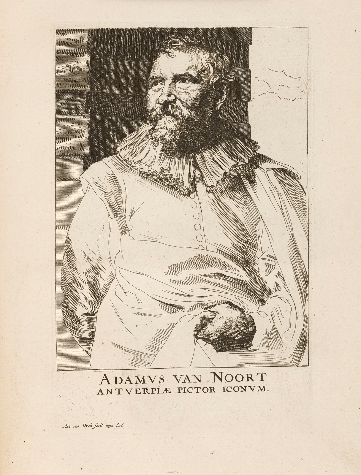 Adam van Noort av Anthony van Dyck
