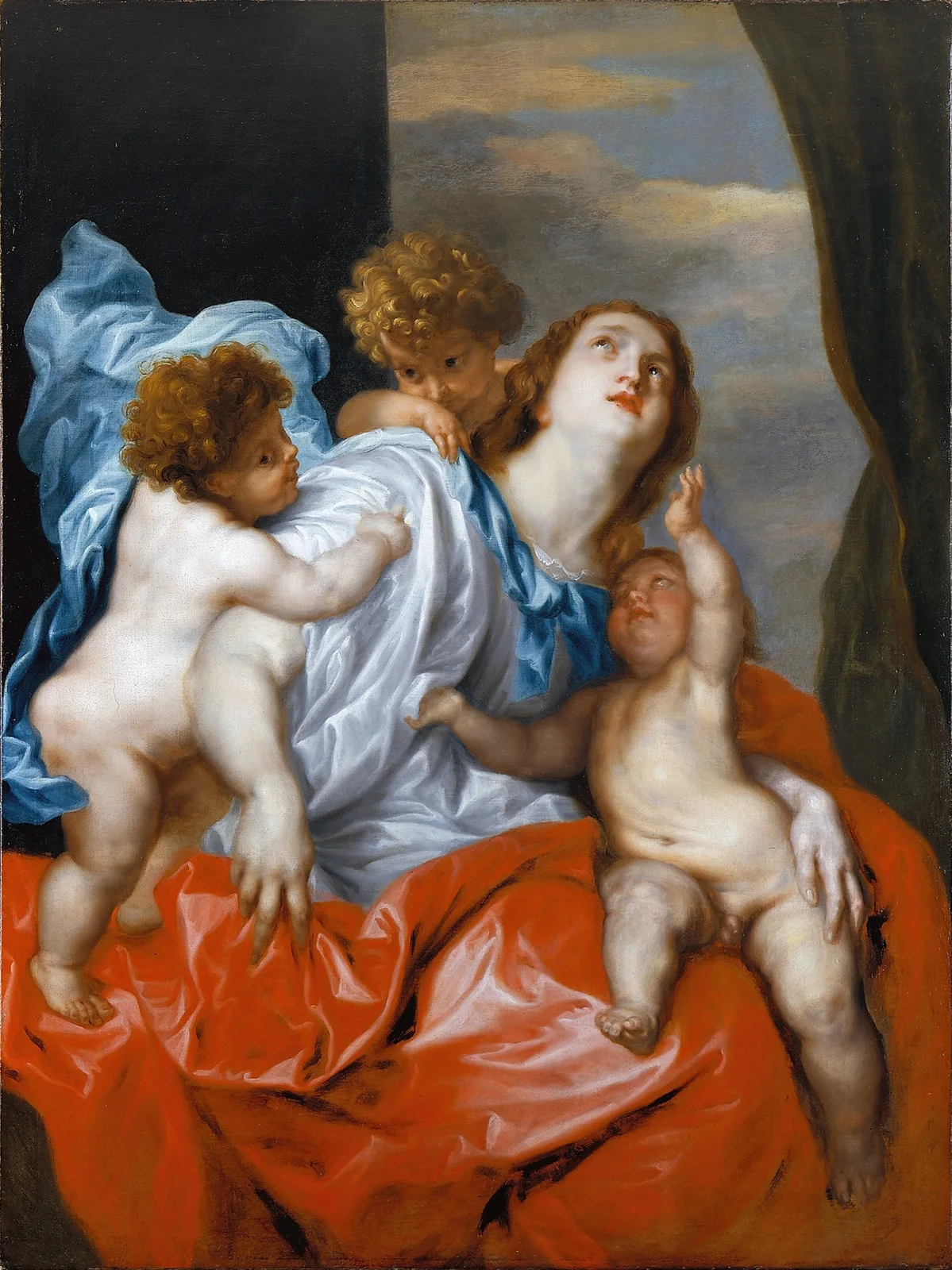 Charity av Anthony van Dyck