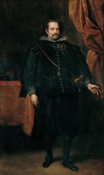 Diego De Mexía, Marquess Of Leganés av Anthony van Dyck