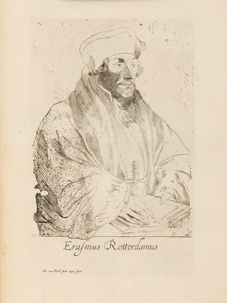 Erasmus of Rotterdam av Anthony van Dyck