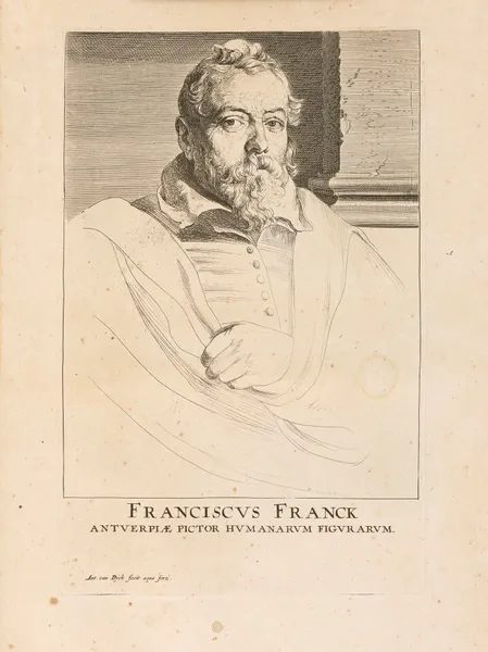 Frans Francken the Younger av Anthony van Dyck