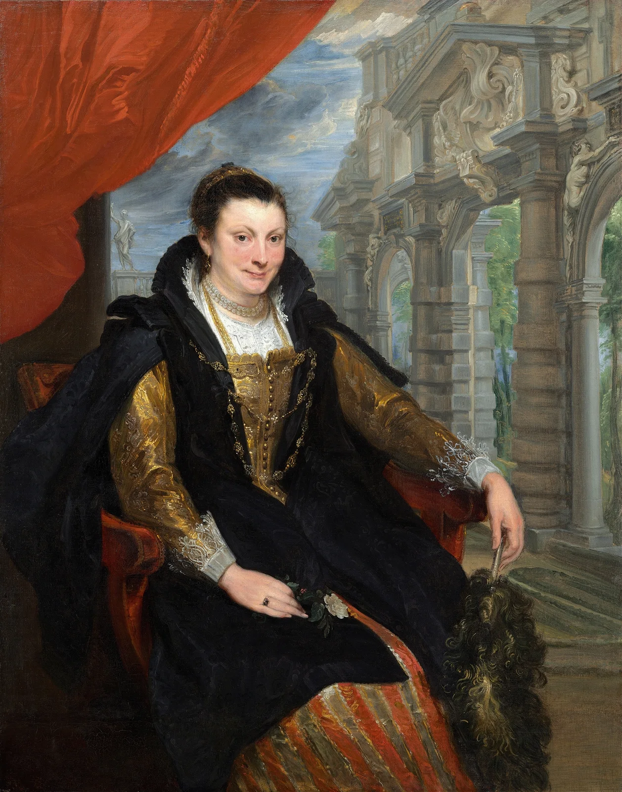 Isabella Brant av Anthony van Dyck