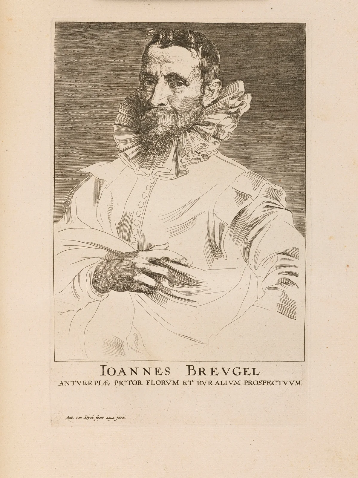 Jan Breughel the Elder av Anthony van Dyck