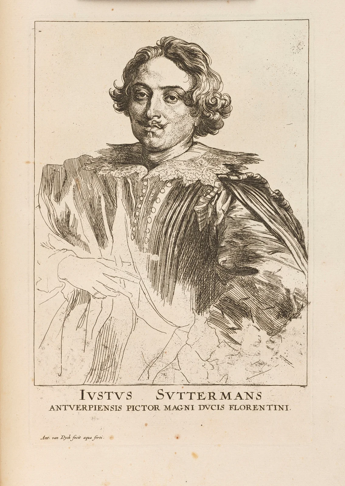 Justus Sustermans av Anthony van Dyck