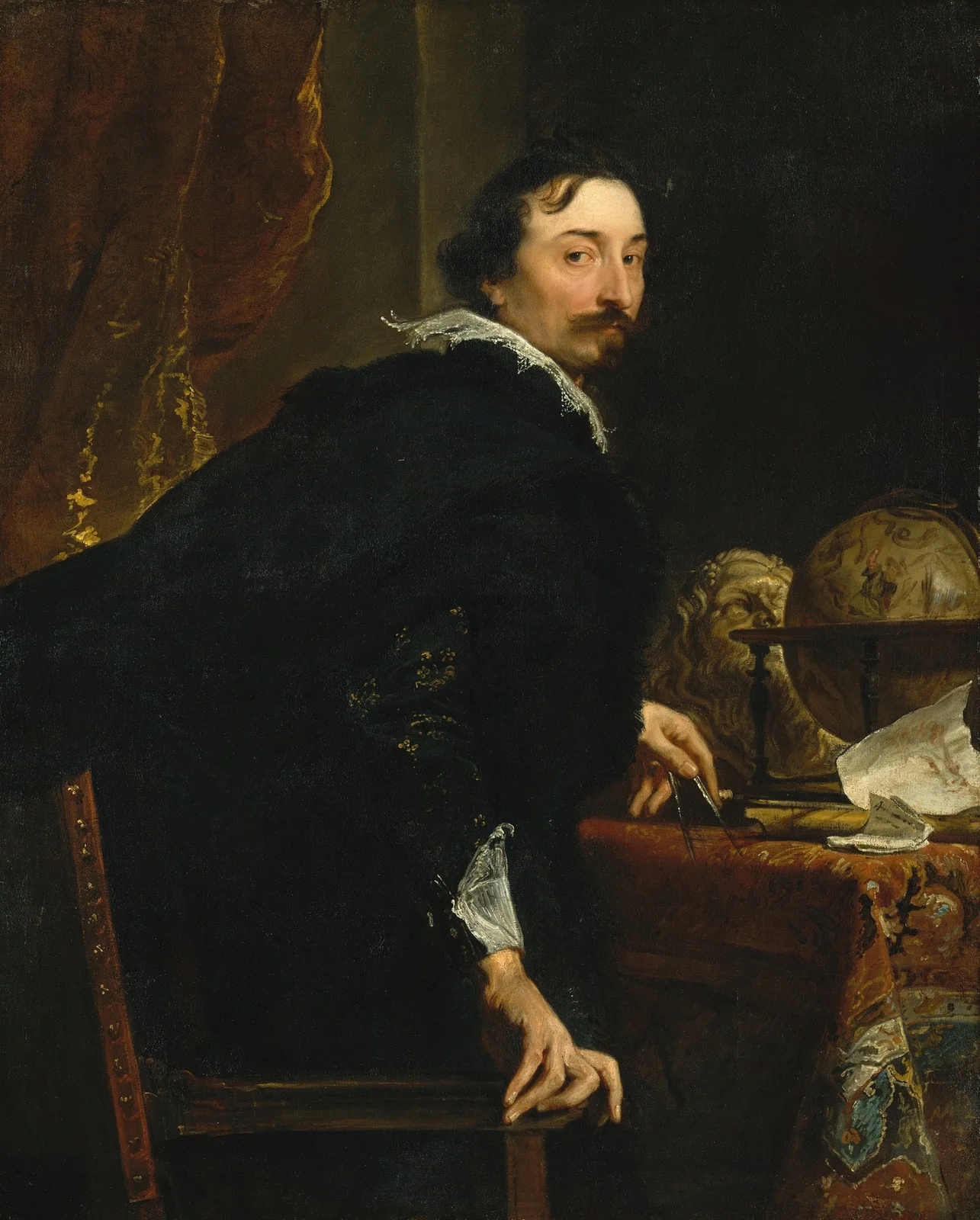 Lucas van Uffel (died 1637) av Anthony van Dyck