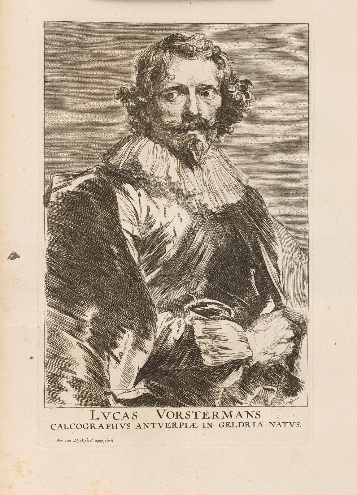 Lucas Vorsterman av Anthony van Dyck