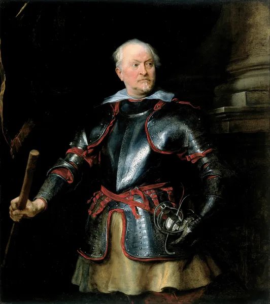 Portrait of a A Man in Armor av Anthony van Dyck