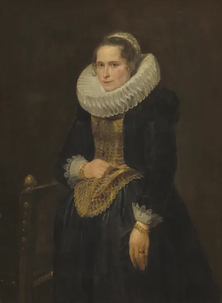 Portrait of a Flemish Lady (probably 1618) av Anthony van Dyck
