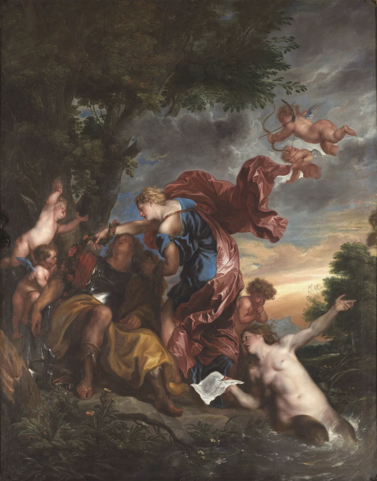 Rinaldo and Armida av Anthony van Dyck