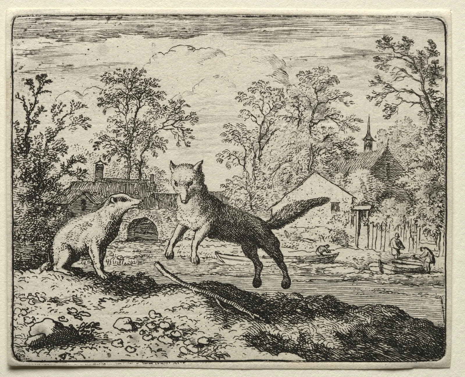 Reynard Doing Penance av Allaert van Everdingen