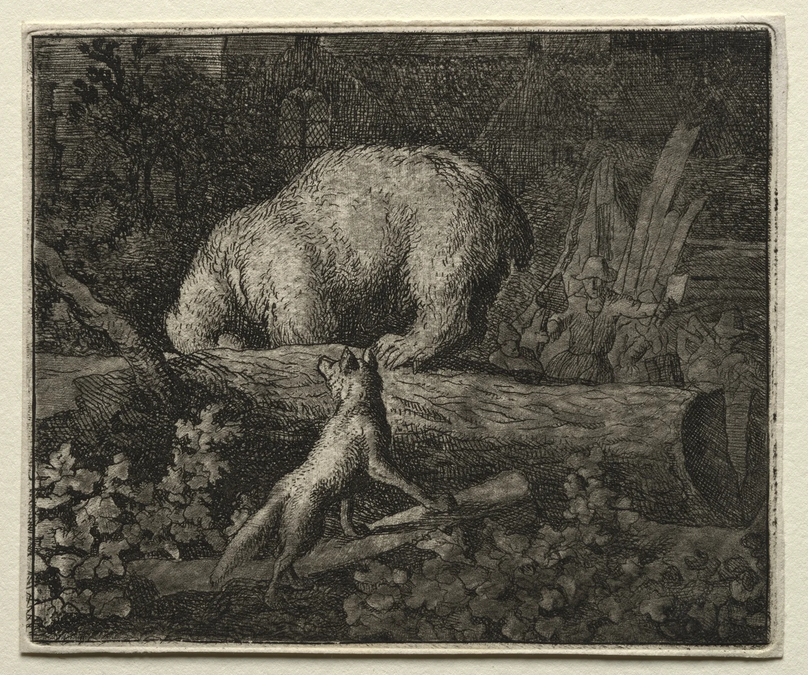 Trapping the Bear av Allaert van Everdingen