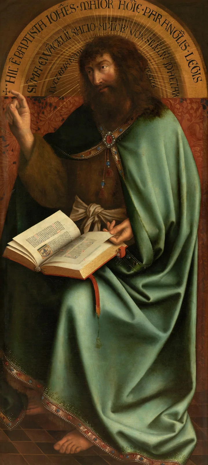 Saint John the Baptist av Jan van Eyck