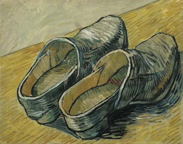 A pair of leather clogs av Vincent van Gogh