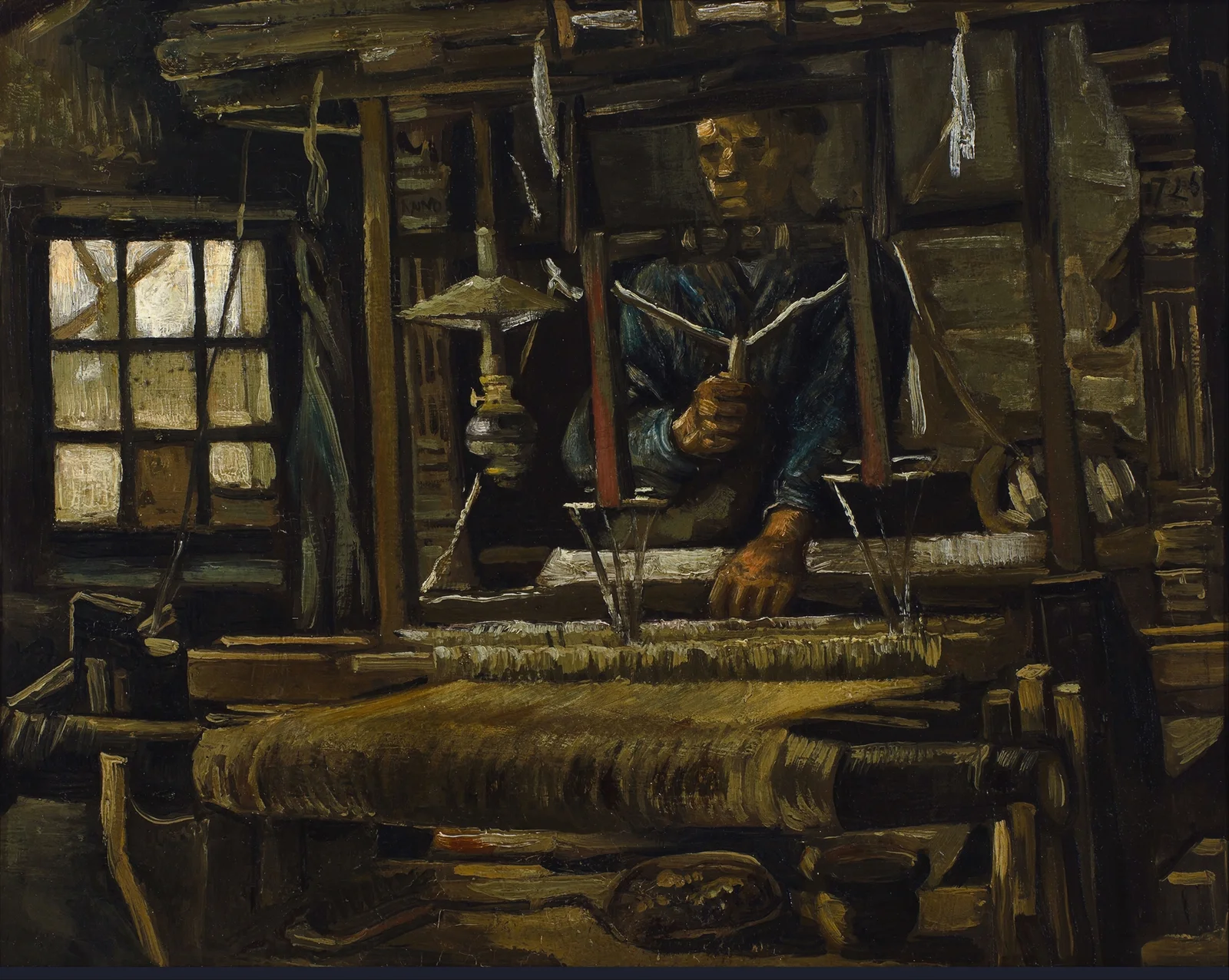 A Weaver’s Cottage av Vincent van Gogh