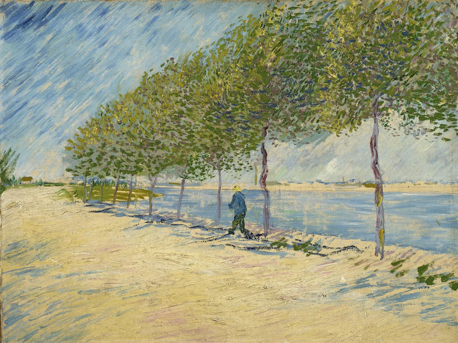 Along the Seine av Vincent van Gogh
