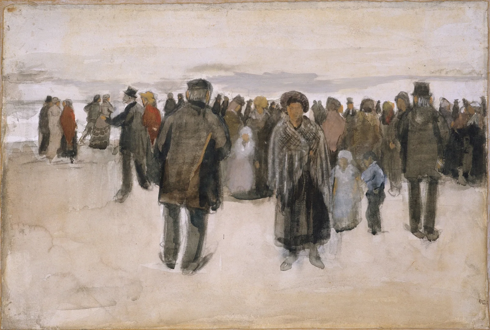 Beach at Scheveningen av Vincent van Gogh