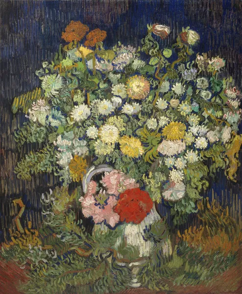 Bouquet of Flowers in a Vase av Vincent van Gogh