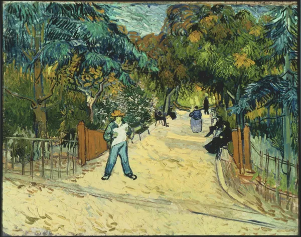 Entrance to the Public Gardens in Arle av Vincent van Gogh