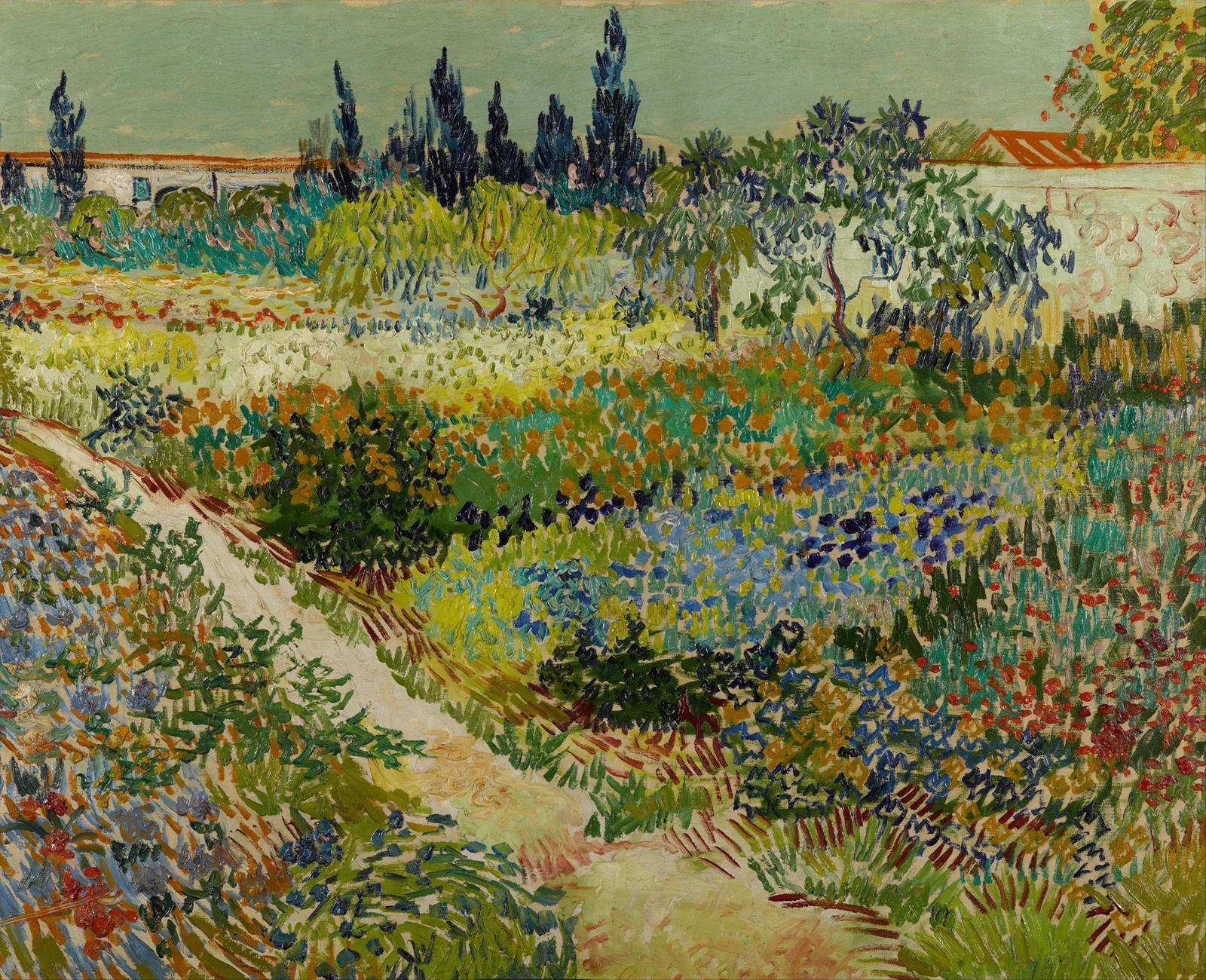 Garden at Arles av Vincent van Gogh