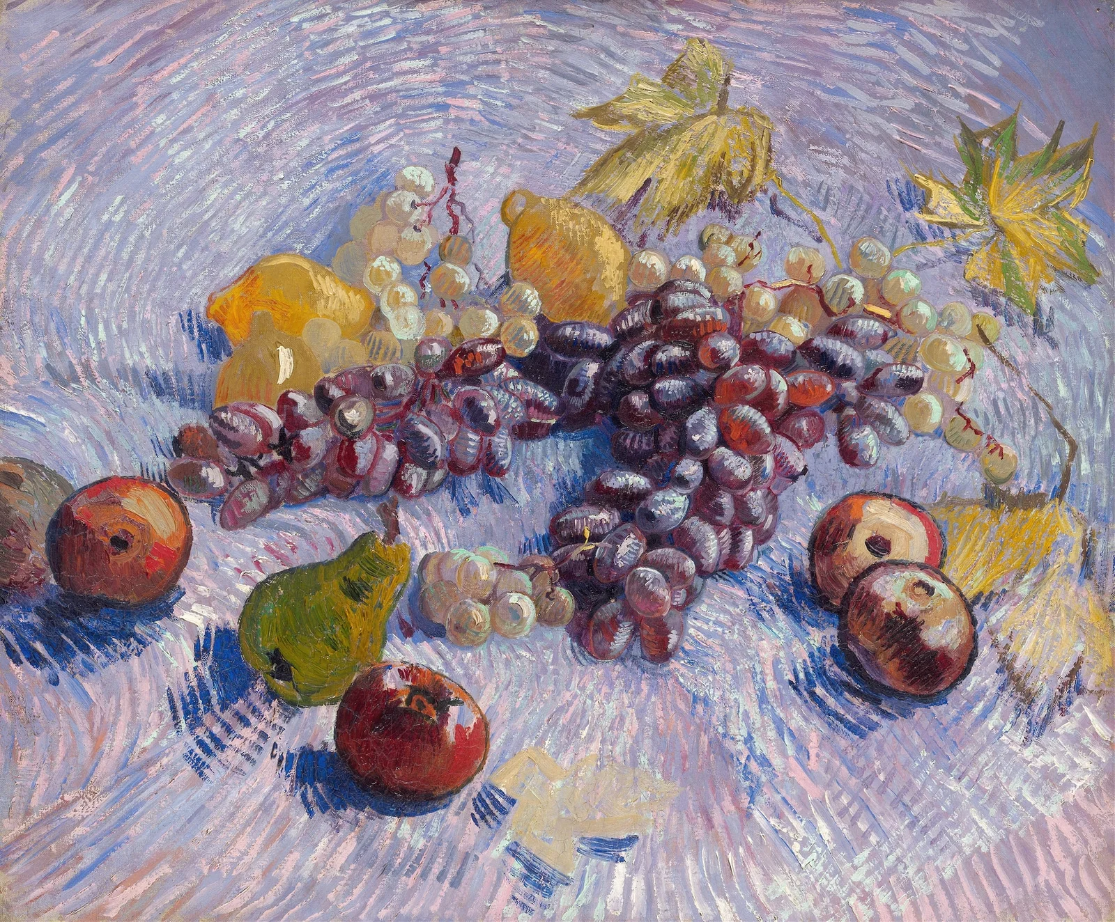 Grapes, Lemons, Pears, and Apples av Vincent van Gogh