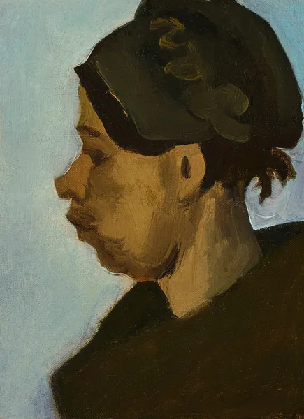 Head of a Peasant, 1885 av Vincent van Gogh