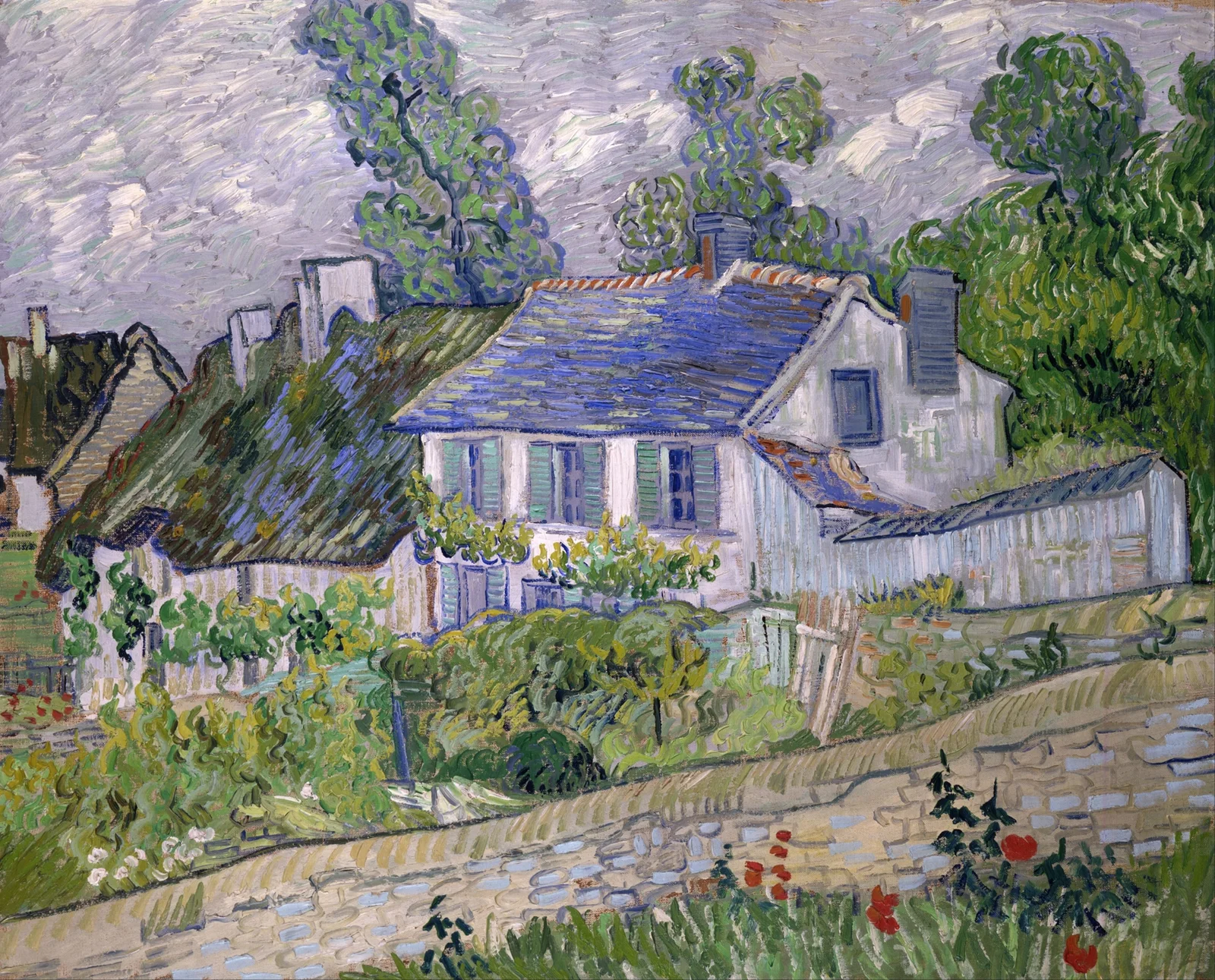 Houses at Auvers av Vincent van Gogh