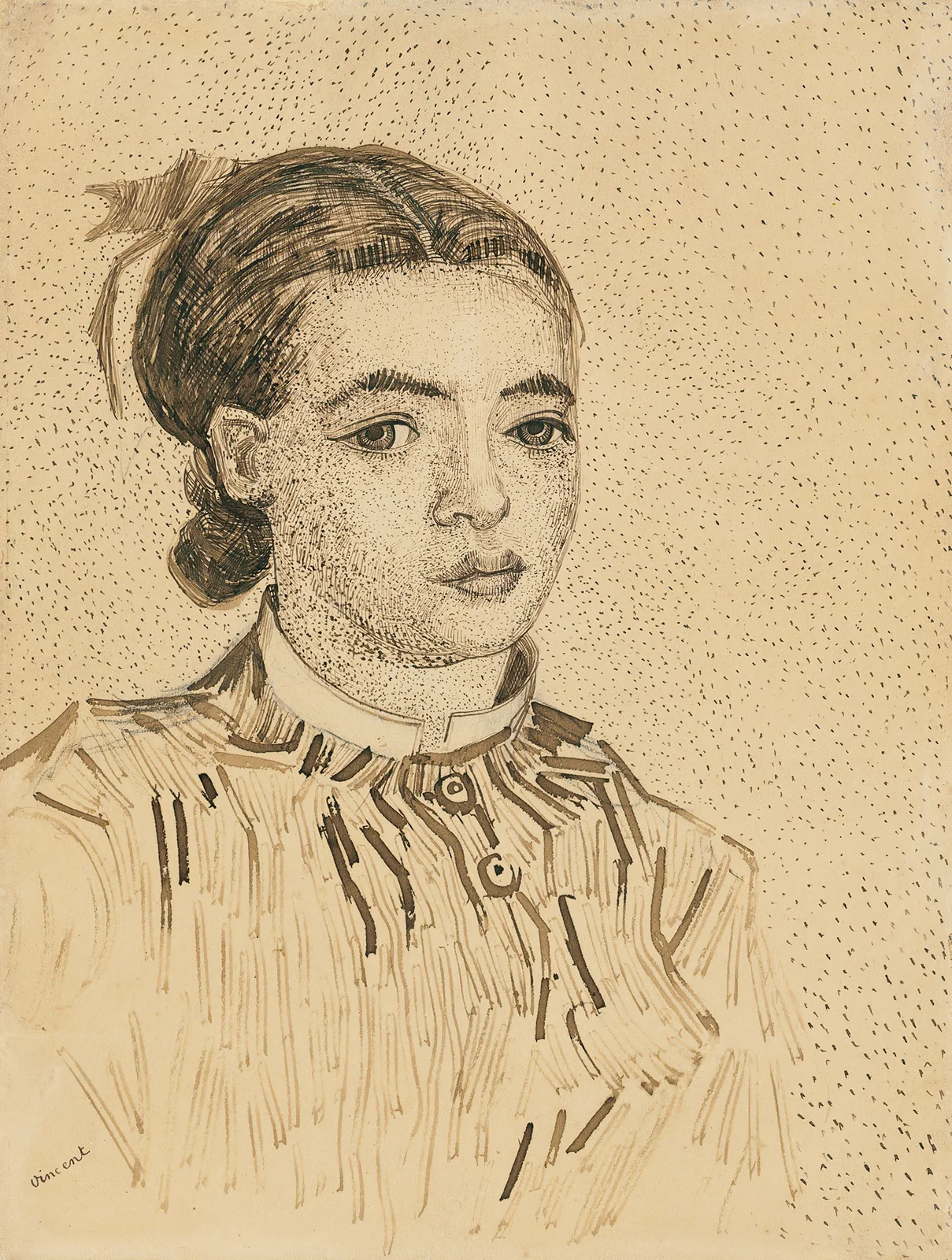 La Mousmé av Vincent van Gogh