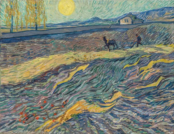Laboureur dans un champ av Vincent van Gogh