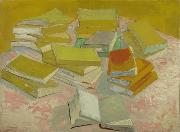 Piles of French novels av Vincent van Gogh