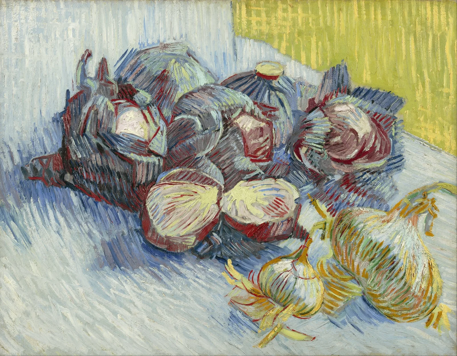 Red cabbages and onions av Vincent van Gogh
