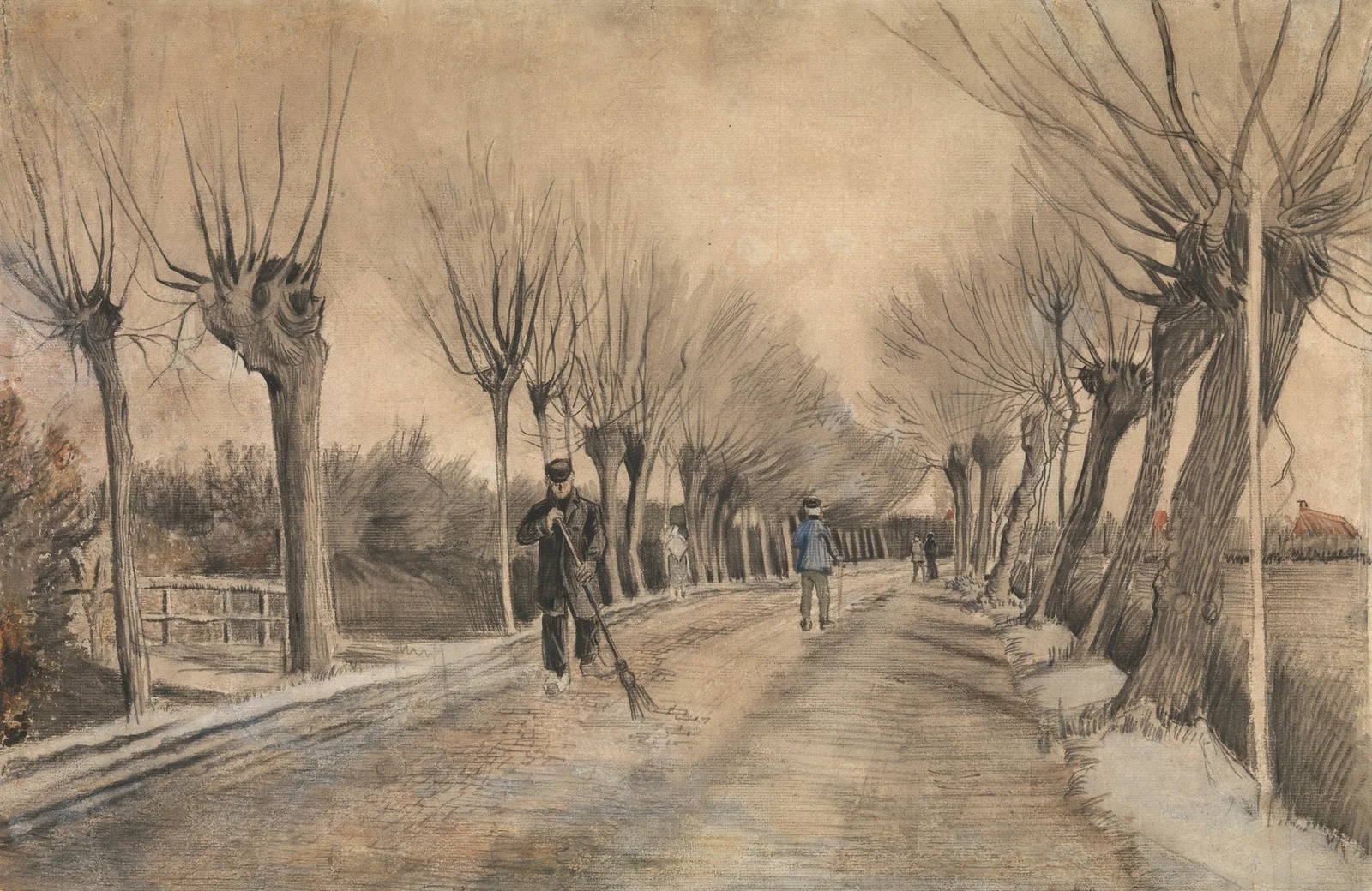 Road in Etten av Vincent van Gogh