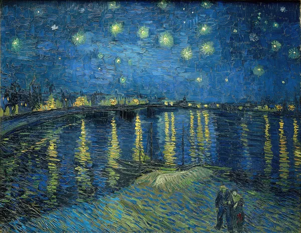 Starry Night Over the Rhone av Vincent van Gogh
