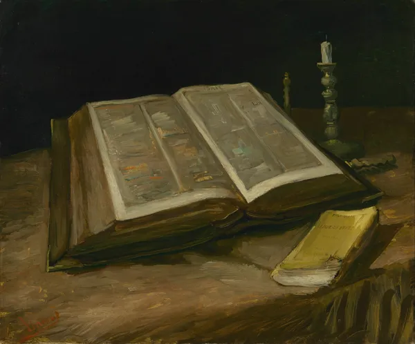 Still Life with Bible av Vincent van Gogh