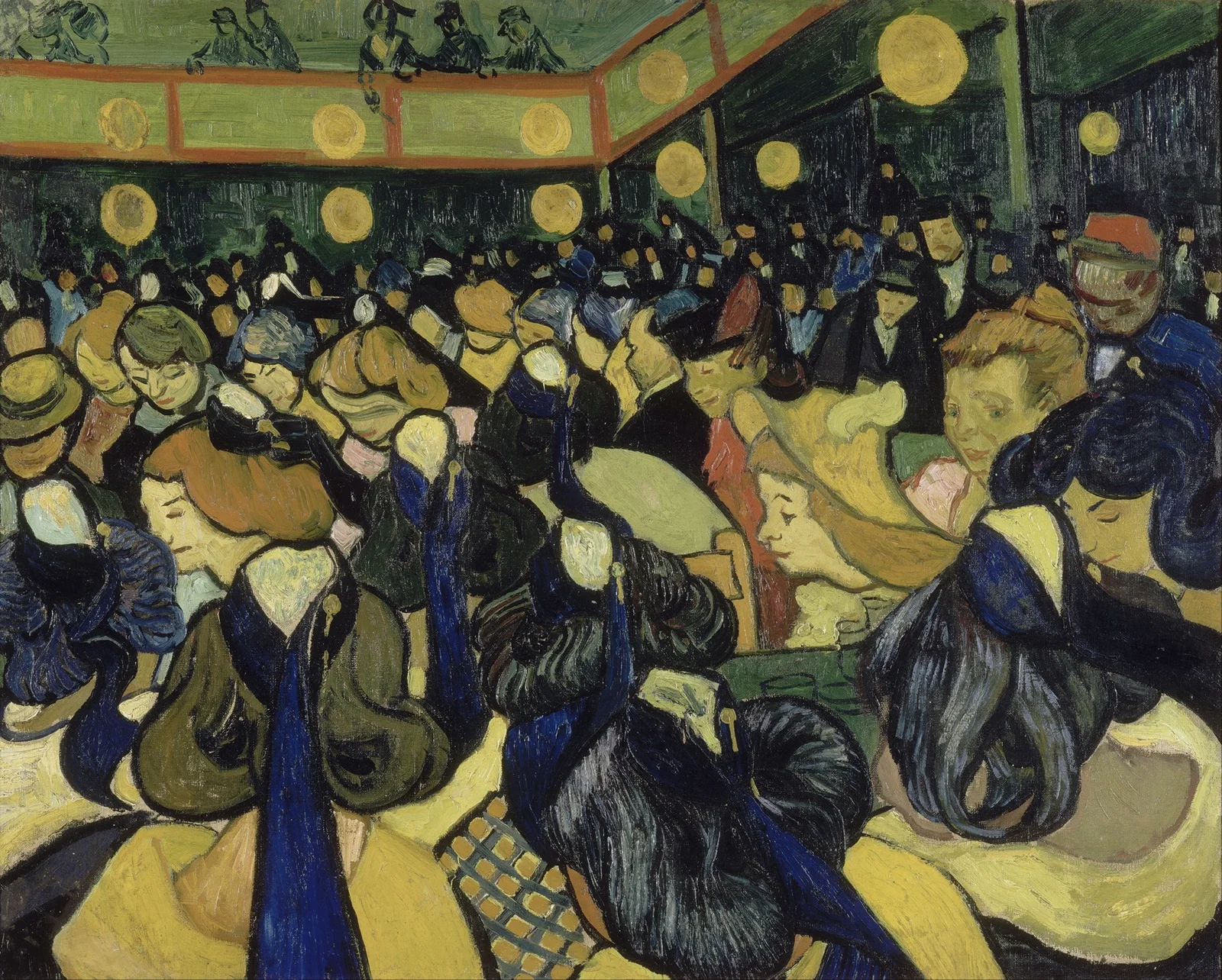 The Dance Hall In Arles av Vincent van Gogh