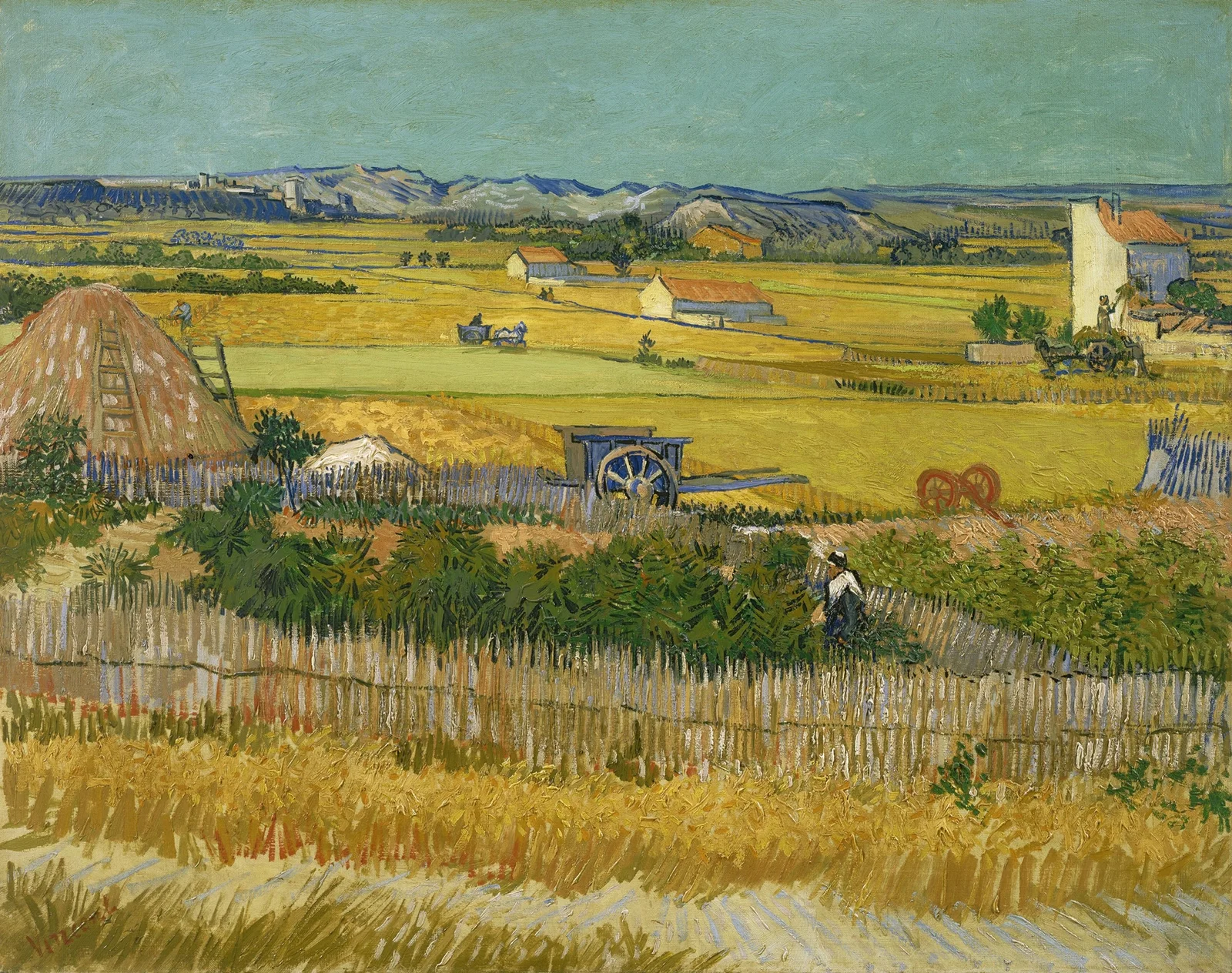 The harvest av Vincent van Gogh