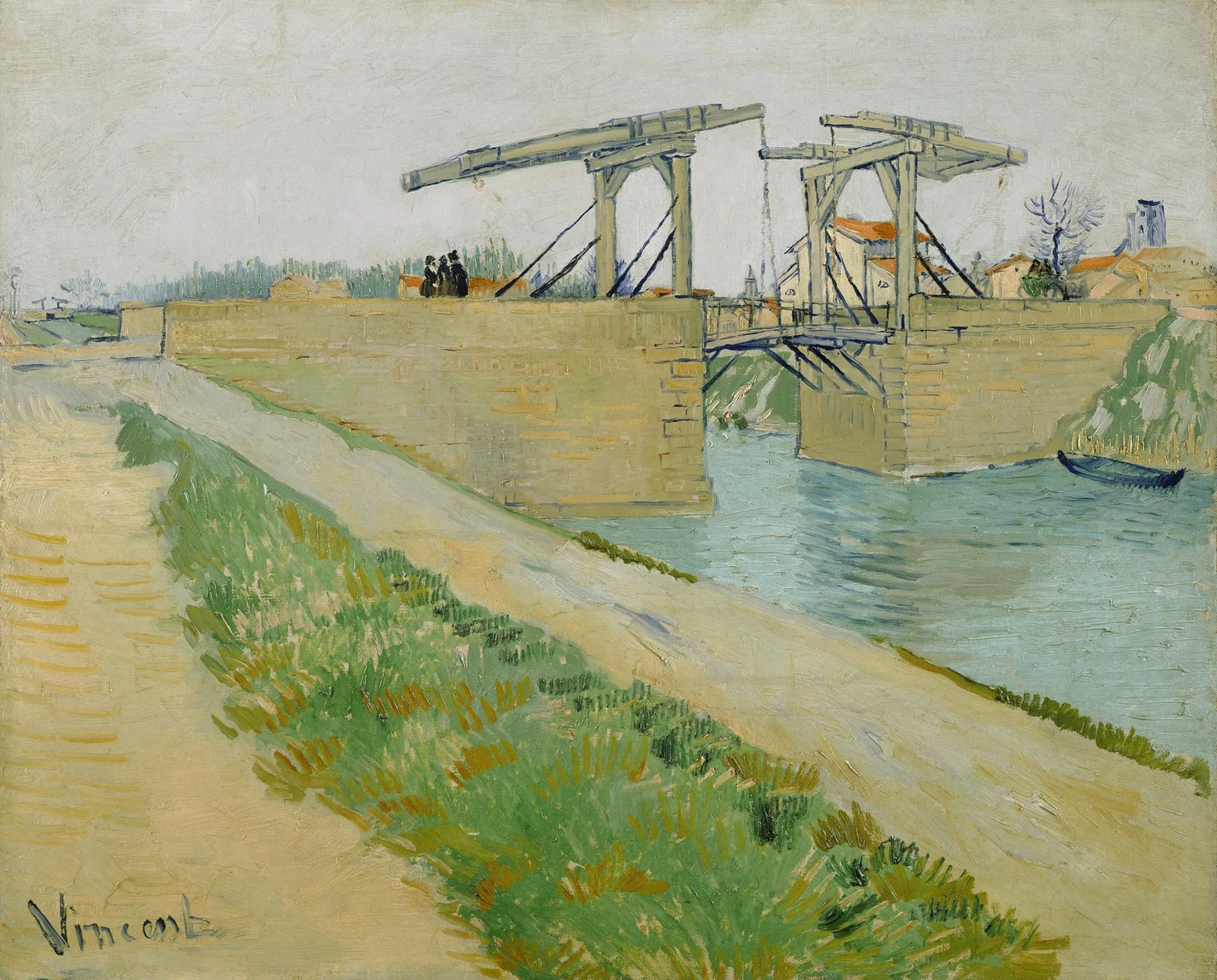 The Langlois bridge av Vincent van Gogh