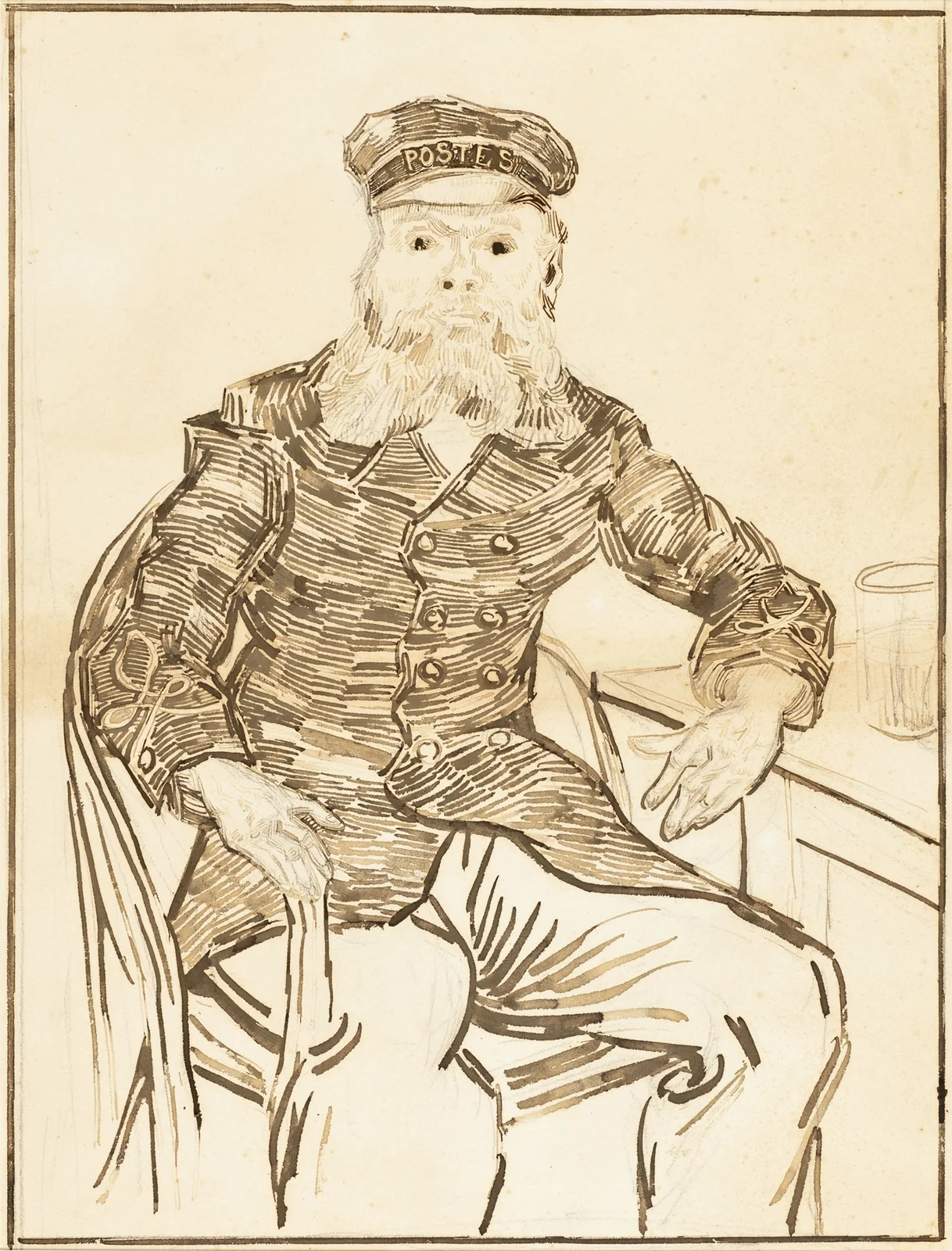 The Postman Joseph Roulin av Vincent van Gogh