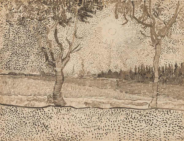 The Road to Tarascon av Vincent van Gogh