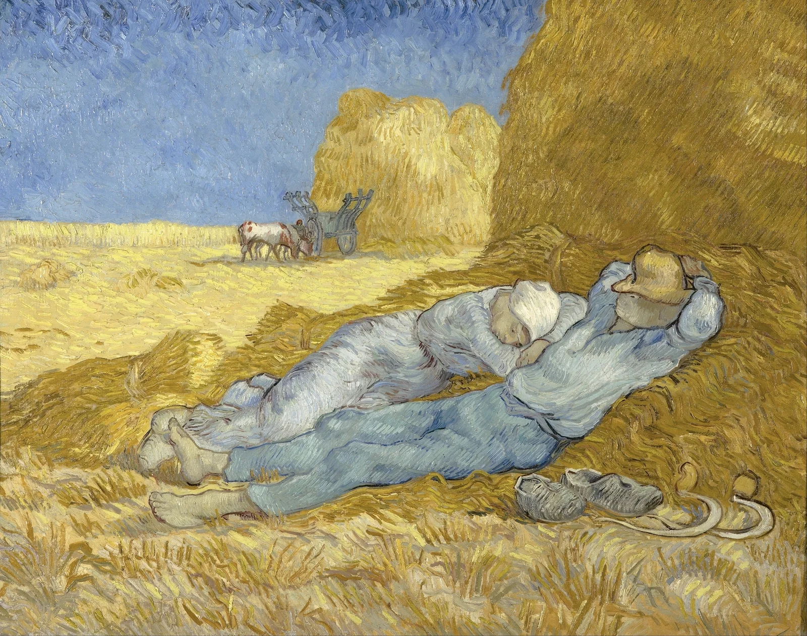 The Siesta (After Millet) av Vincent van Gogh