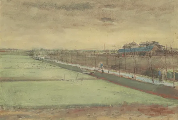 Weilanden bij Rijswijk en de Schenkweg av Vincent van Gogh