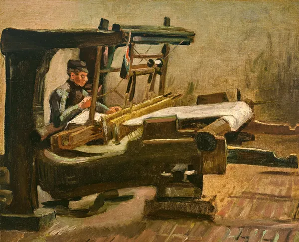 Wever naar rechts gekeerd (Weaver Facing Right) av Vincent van Gogh