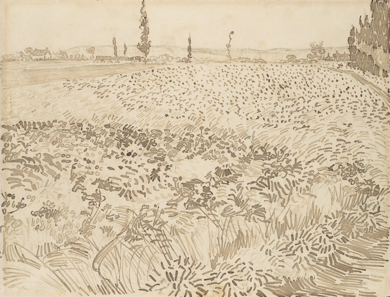 Wheat Field av Vincent van Gogh